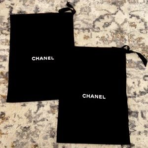 Chanel shoe dust cover bags